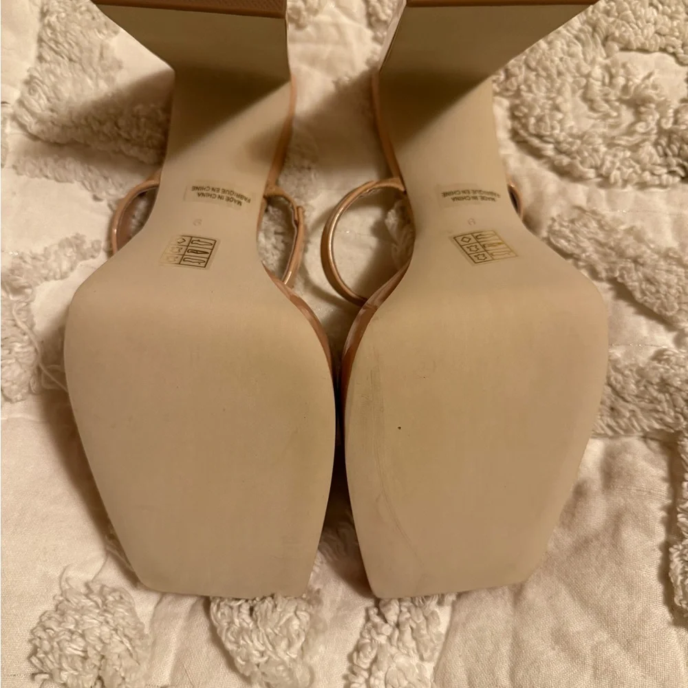Jeffrey Campbell Hustler Heels Dusty Nude Patent NWOT